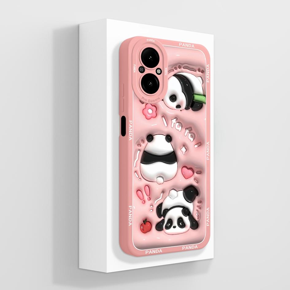 Cover Case For Oppo Realme C67 C65 C63 C61 C25 C25S C25Y C30 C30S C31 C33 C35 C55 C51 C53 Lazy Cat Soft Liquid Silicone Protective Shell For Oppo Capa