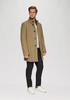 s.Oliver Coat Made of a Wool Blend with a Fixed Quilted Insert (2149194) Brown