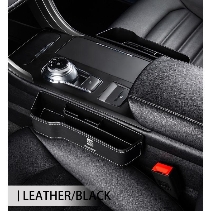 2Pcs Car Seat Organizer Seat Crevice Storage Box Multifunction Goods For SEAT Arona Leon MK1 MK2 MK3 Leon Ibiza 6l 6j Altea Alhambra