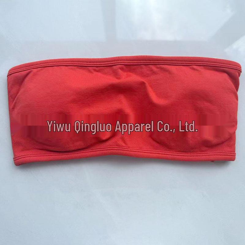 Dfyne Strapless Bandeau Beautiful Back Wire-Free Sports Yoga Bra