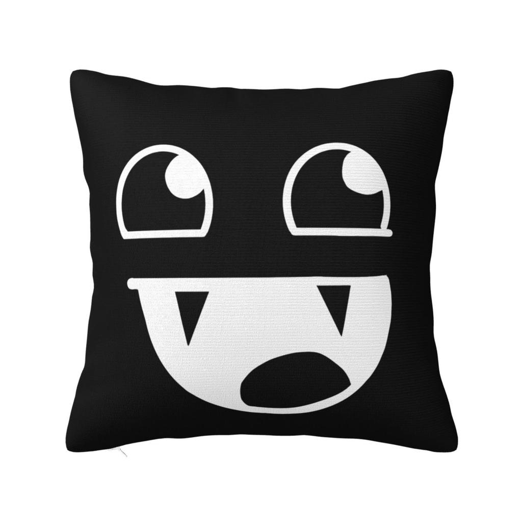 Funny Domo Kun Face Pillow Case Meme Anime Doll Cushion Covers Custom Zippered Decor Pillowcase for Bed 18"