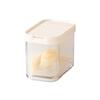 Garlic Ginger Onion Storage Box Transparent with Drain Layer Container Odor Proof Stackable Refrigerator Organizer for Freshness