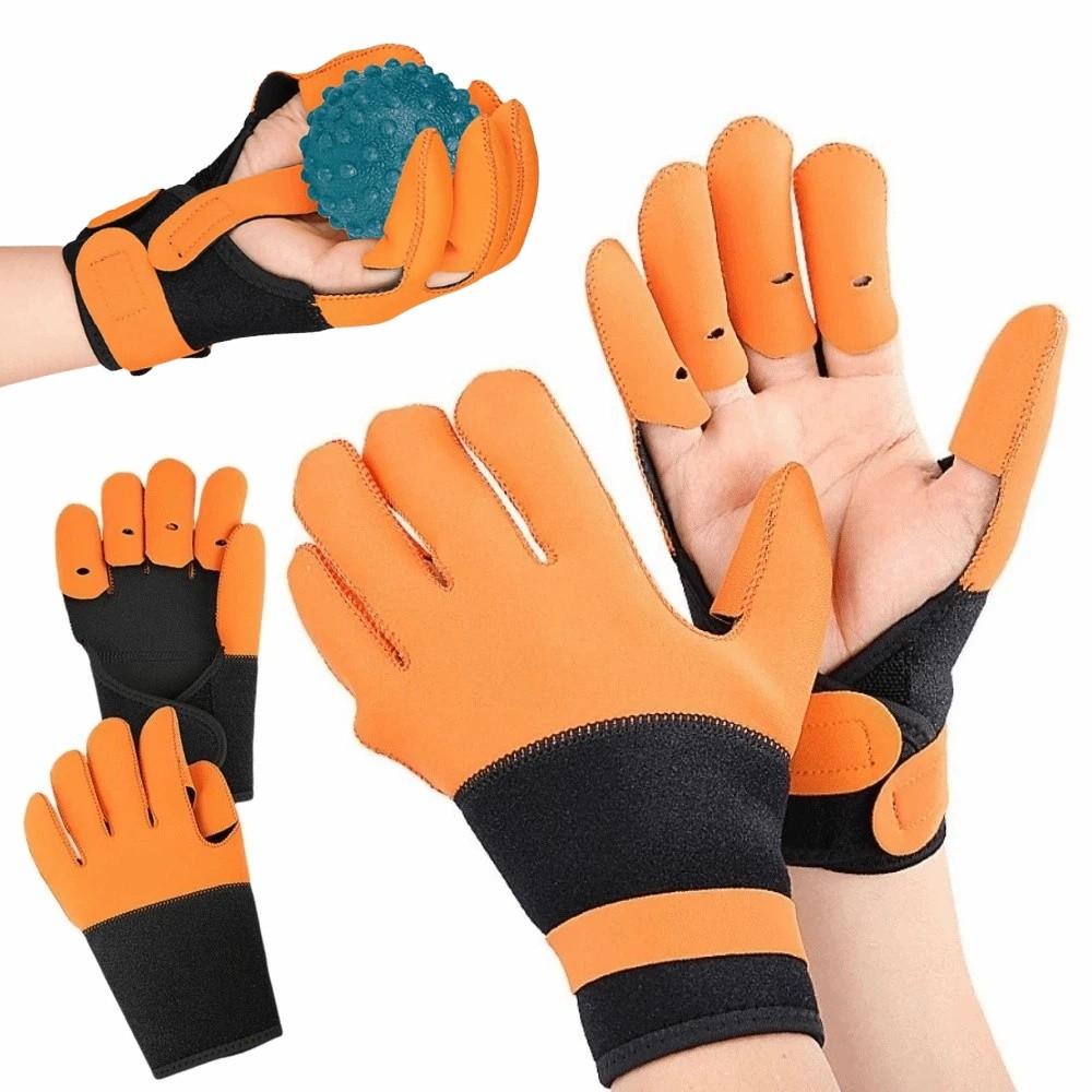 Hand Brace Hand Training Gloves Finger Splint Finger Exerciser Five Finger Trainer  Physiotherapy