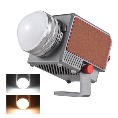 Přenosné LED video světlo COB fotografické doplňkové světlo 60W 2800K-6800K stmívatelné 9 režimů osvětlení scény