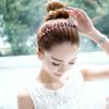 Unisex Hoop Top Metal Double Bangs Flower Rhinestone Hair Accessories Hairband Bezel Headband Men Women Hair Band Sports Hair