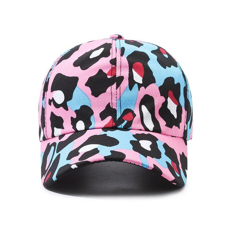 Hüte für Frühling und Sommer Modische Farben Baseballkappen Outdoor Winddicht und Warm Sonnenhüte Herren- und Damen-Leopardenmuster Entenschnabelhüte