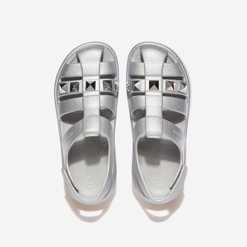 [Crocs] Stomp Stud Metallic Fisherman Sandal [CRS210409] [Shipped from Korea] 100% Authentic