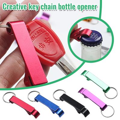 Multifunctional  Keychain Beer Open Aluminum Alloy Portable Carry