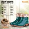 Spring and Summer Low-heeled Women's Special Rain Shoes Waterproof and Non-slip Women's Pvc High Rain Boots Women's Models