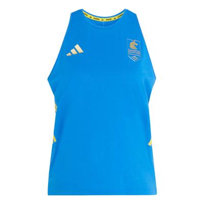 Climacool Boston Marathon Ligera Transpirable Absorbe la Humedad Camiseta sin Mangas para Correr Mujer tops KE6206