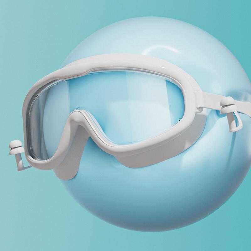 Popular Online Waterproof And Anti Fog Large Frame Professional Diving Goggles, Adult Swimming Goggles