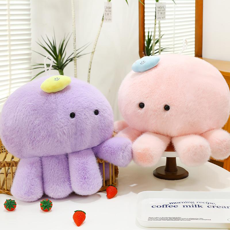 Dopamine Jellyfish Pillow Plush Toy Children's Soothing Rag Doll Send Girls Pillow Rag Doll