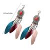 Boucles d'oreilles bohèmes Style pendant 1 paire avec design classique Accessoires de mode légers Décor de fête de vacances pour femmes filles