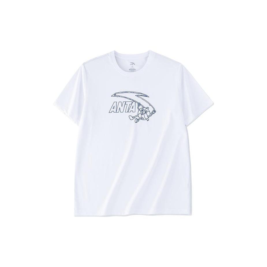 Anta Basketball Collection T Shirt Unisex Pure White 972321104-1 3XL