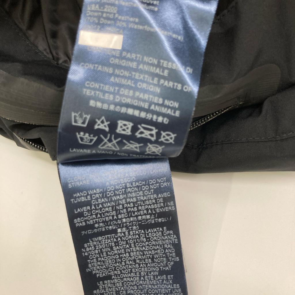 HERNO PI045UL Black Laminar Half Zip Down Jacket Jacket 46 blackUsed