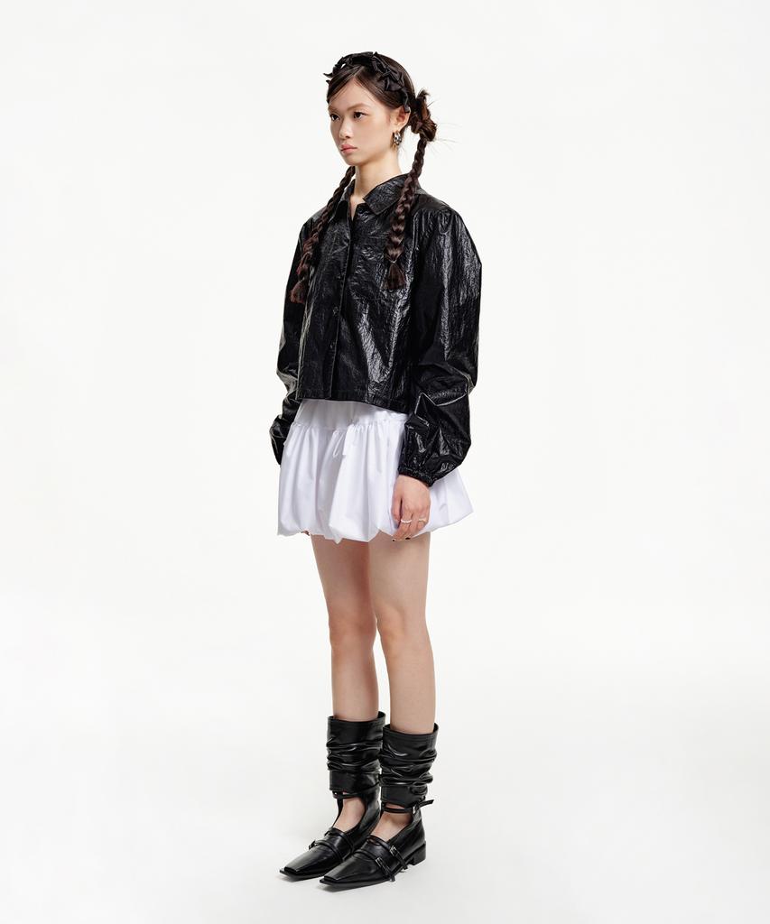 Eipeuleonwei Kiyoka Black Metal Work Shirt
