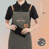 Waterproof Catering Apron with Logo Printing for Hotels and Restaurants
