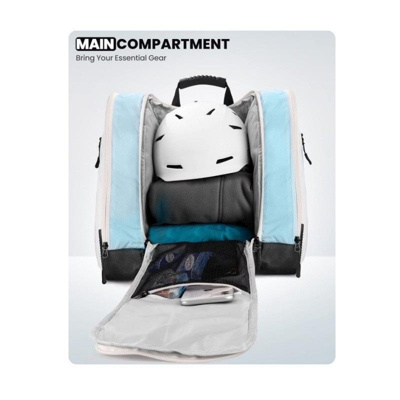 Outdoor sports ski shoe bag roller skate bag large capacity multi-functional double shoulder ski storage backpack