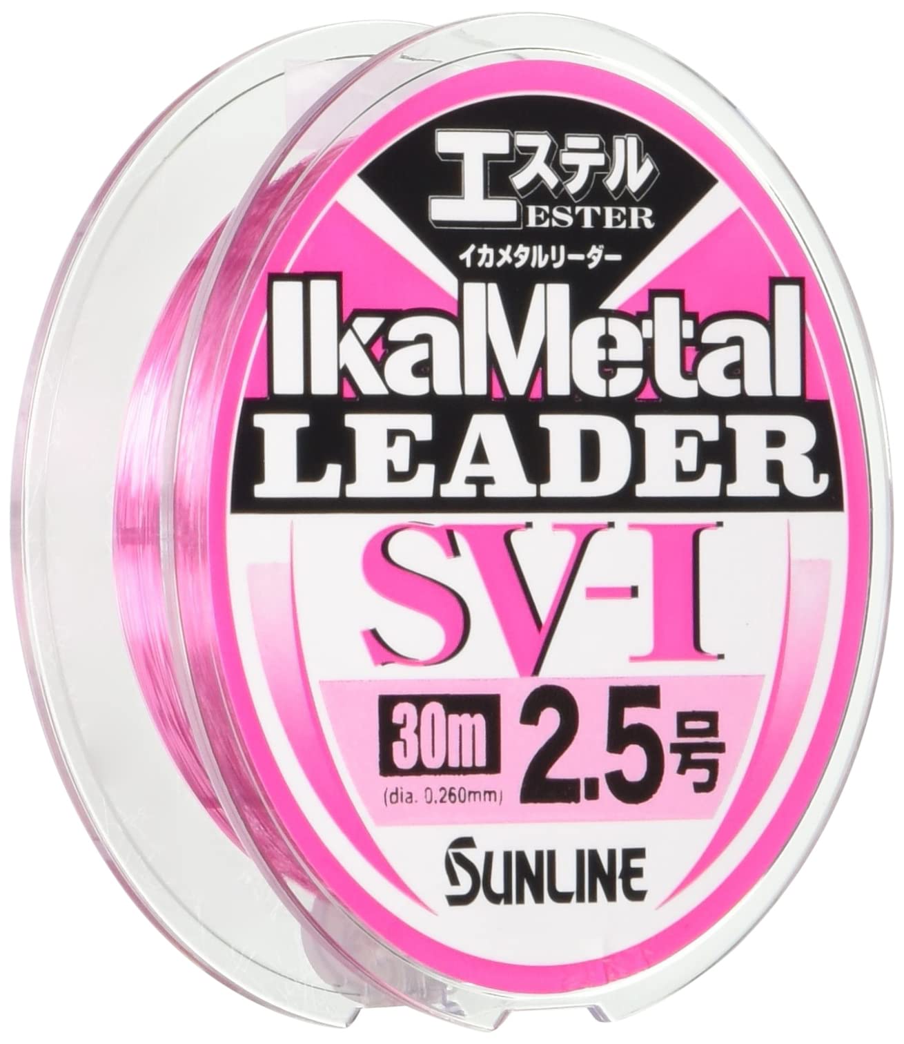 SUNLINE Squid Metal Leader Ester 30m Magical Pink SV-1 2.5