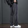 American overalls teen spring wide-leg pants loose straight pants trendy brand men's casual long pants autumn