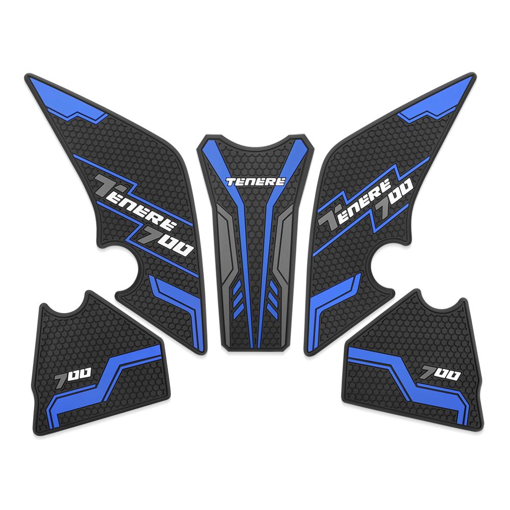 For YAMAHA Tenere 700 T700 XTZ 700 2019-2023 Protector Anti Slip Tank Pad Sticker Gas Knee Grip Traction Side Pad Decal