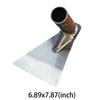 All-Steel Weeding & Cultivating Hoe Triangular Blade Multi-Purpose Farming Hoe Versatile 2-In-1 Use for Soil Tilling & Ridging