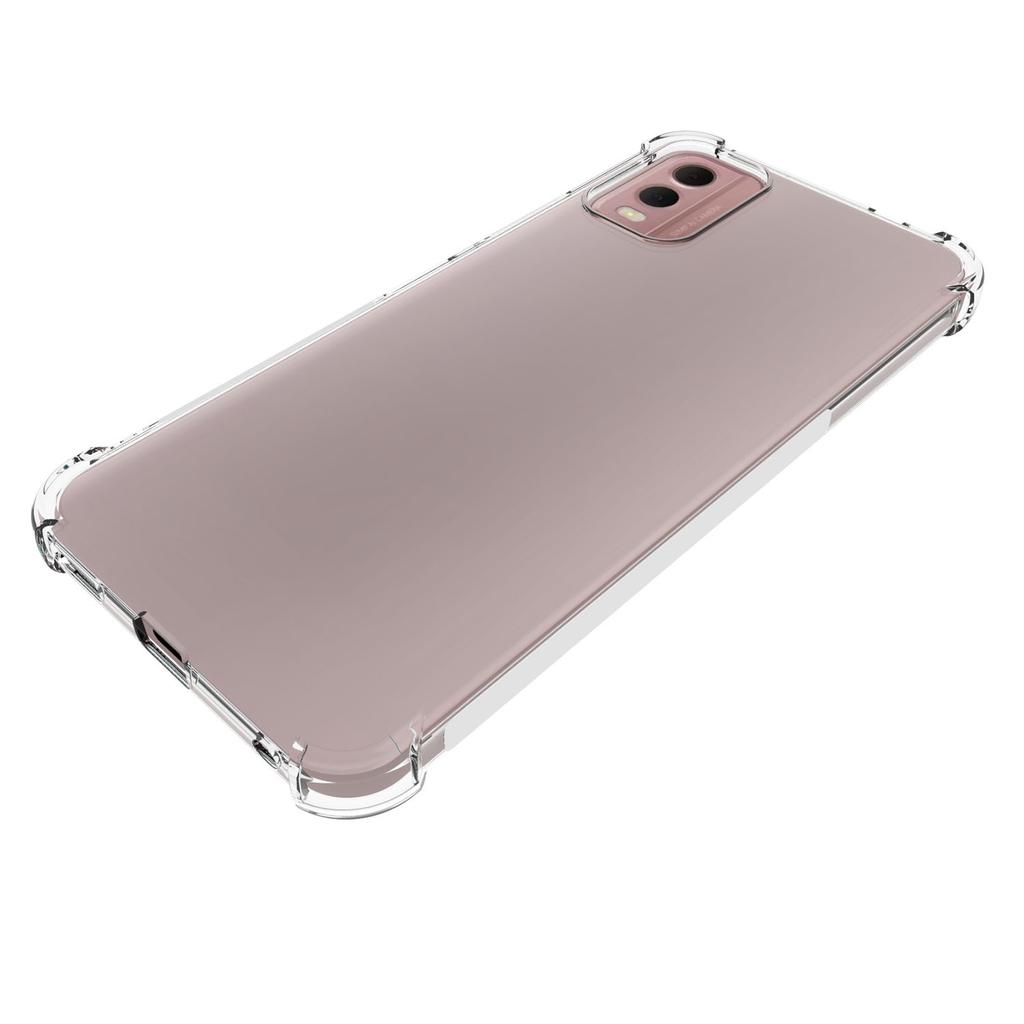 Anti-Slip Phone Case for Nokia C32,Four Corner Airbag Shock-Absorbed Corner TPU Phone Cover