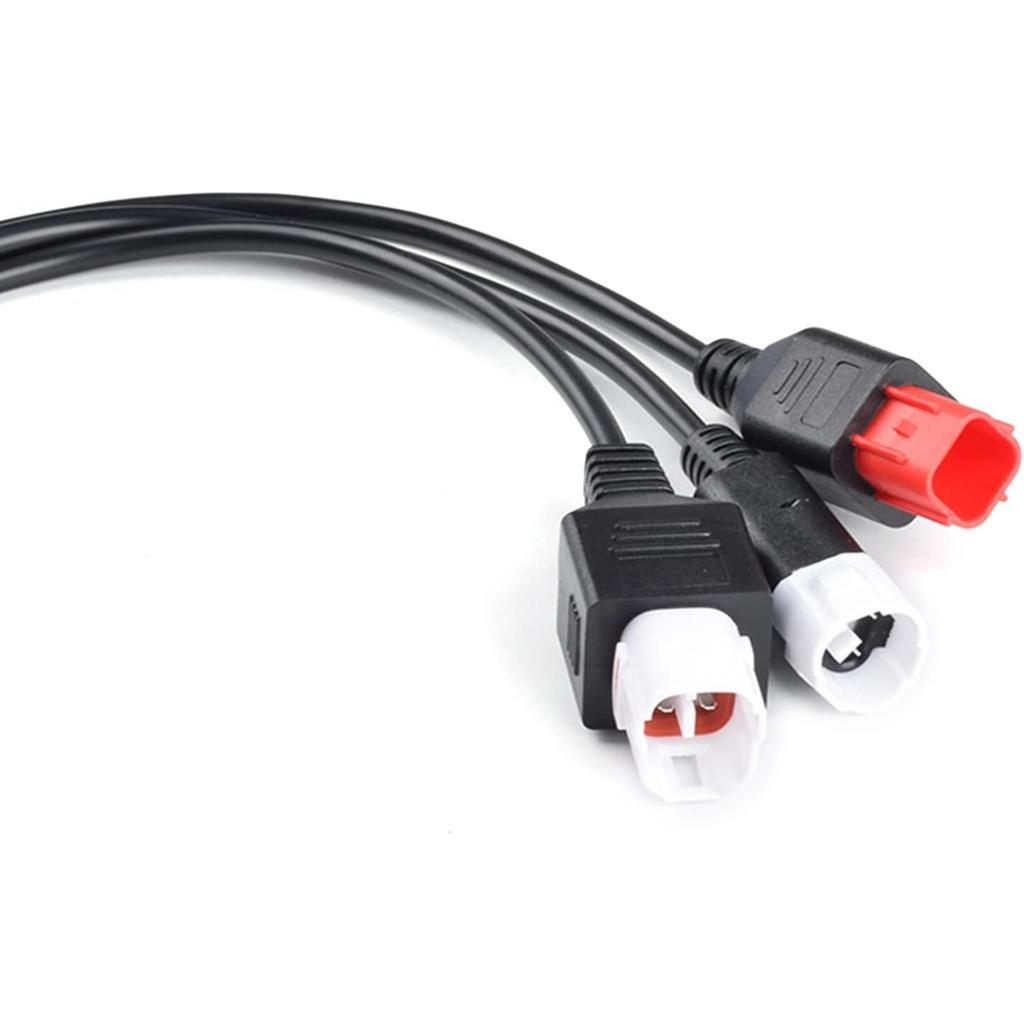 3 Pin + 4 Pin + 6 Pin Motorcycle OBD Diagnostic Cable 4 Pin Cable 3 Pin OBD2 6 Pin 3 In 1 Male Adapter Cable Motorcycle Diagnostic Cable