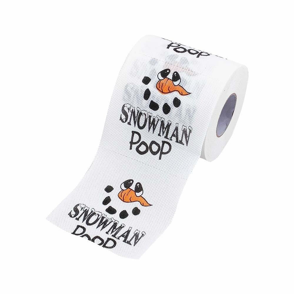 Santa Printed Christmas Toilet Roll Paper Christmas Tree Printed Kitchen Tool Christmas Pattern Tissue Color Pattern