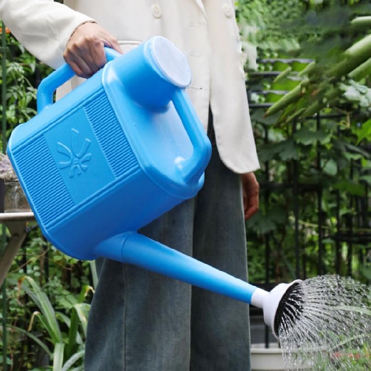 10L Plastic Watering Can Small Garden Watering Can with Comfortable Handle Long Spout Watering Can for Indoor Outdoor