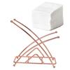 Napkin Holder Fashion Elegant Thickened X Shaped Hotel Table Napkin Holder Wrought Iron Vertical Tissue Holder