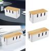 Cable Tidy Box Cord Organizer Decor Storage Versatile Holder for Wire Management