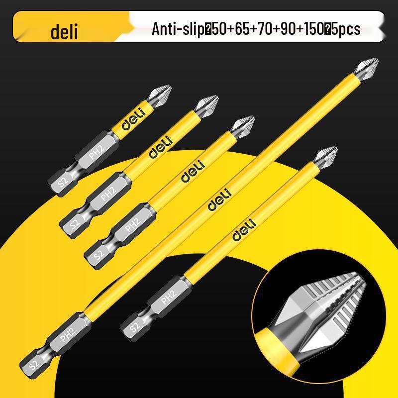 Strong Magnetic Phillips Drill Bits Set - Non-slip & Impact Resistant for Electric Screwdrivers