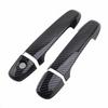 4Pcs Side Door Handle Cover For Toyota Camry 2012-2017 Carbon Fiber Style Trim