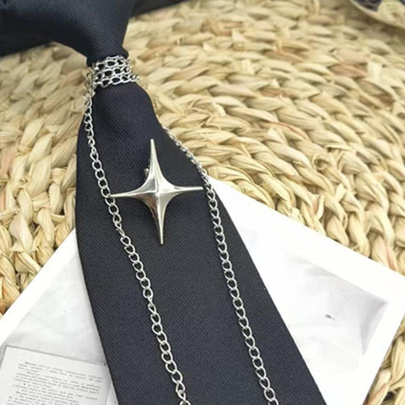 Generous Necktie No Tie Technology Adjustable Length Elegant Silk Component For work Attirement And Sophisticated casual Ensembles