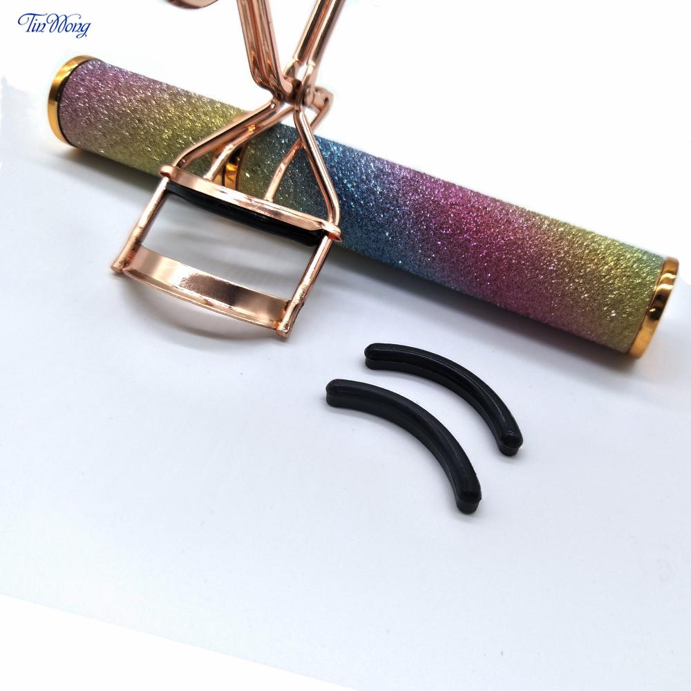 24 bucăți/cutie Tampoane de înlocuire pentru ondulator de gene Tip universal ondulat Tampă de silicon cu elasticitate ridicată pentru ondulatorul de gene pentru frumusețea feței