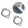 2Pcs Car Engine Exhaust Gasket Universals Exhaust Pipe Gasket With Two Holes Quick Installation Exhaust Spacer