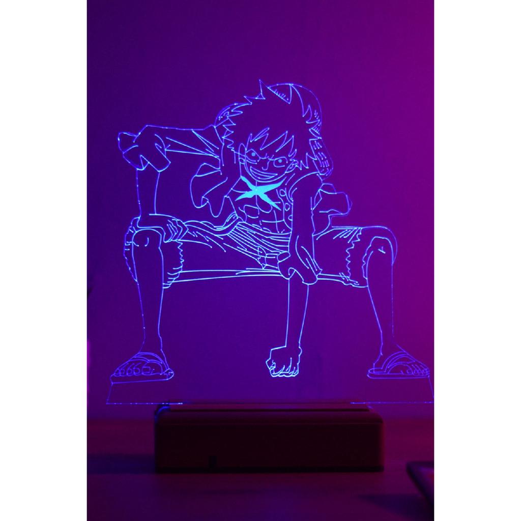 Veilleuse animée One Piece Monkey D. Luffy à 16 couleurs