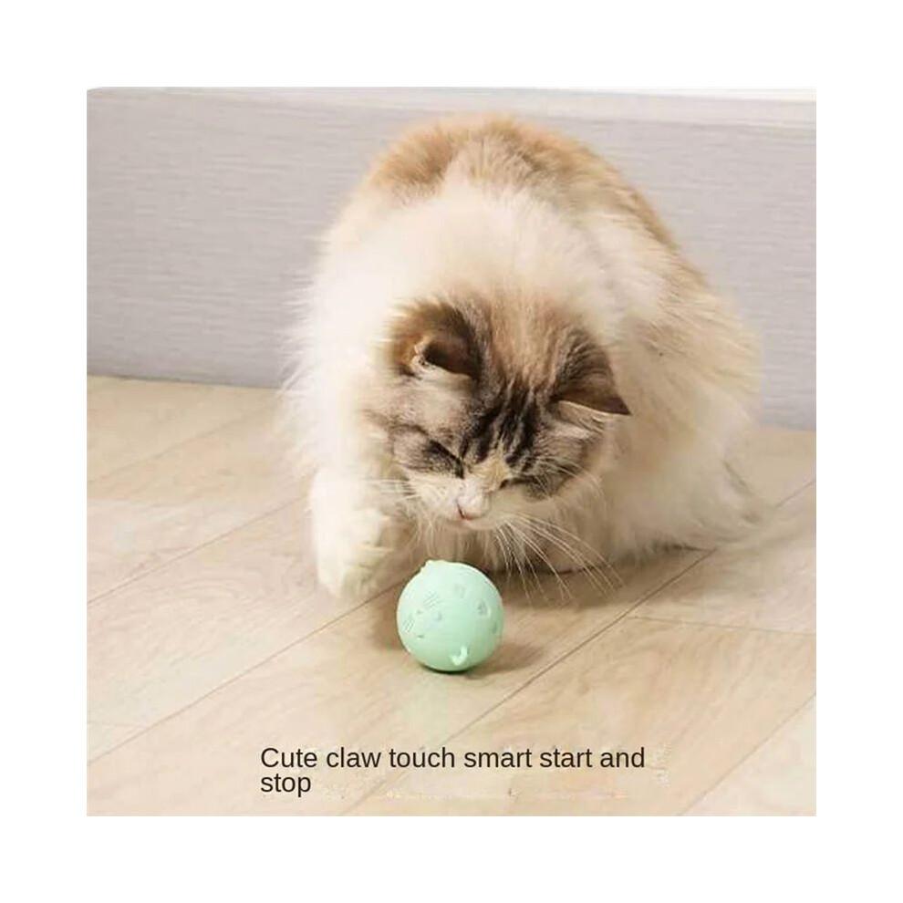 Crazy  Interactive Cat Toy Self-Moving Kitten Jumping  Toys Vibration Sensor Cats Game Toy Cat Accessories