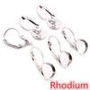 8-20mm 10pcs Classic 10 Colors Series French Lever Back Earrings Blank/Base,fit 8-20mm glass cabochons,buttons;earring bezels