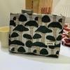 Mushroom Jacquard Portable Travel Cosmetic Storage Bag