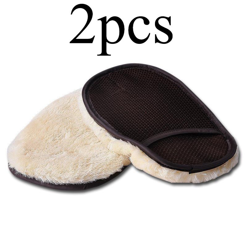 Household Wool Car Wash Gloves, Chenille Tools, Rags, Non-damaging Car Paint Surface, Special Car Wash Gloves for Waxing