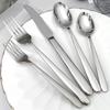 Stainless steel tableware Restaurant Hotel High appearance level thickened Western steak knife, fork and spoon tableware set
