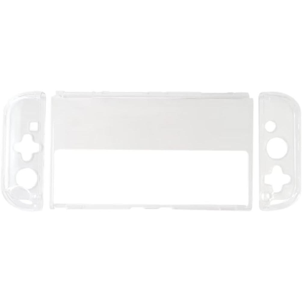Transparente Host-Hartschalenhülle mit Controller-Hüllen, kompatibel mit Nintendo Switch OLED