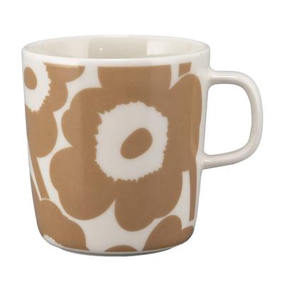 Marimekko UNIKKO White and 070402 180 Mug, 400ml, Beige, [product Number]