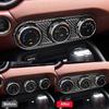 Carbon Fiber A/C Knob Frame Sticker for Mazda MX-5 Miata ND (2015-2021).