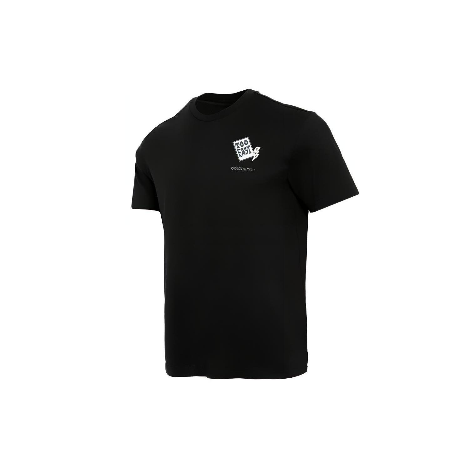 adidas Casual Sports Breathable Round Neck Short Sleeve Black Men s GP4808 M