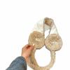 Ear Protection Faux Lamb Fur Earmuffs Soft Tie Strap Earflap Ear Covers  For Women