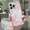 Girls Flower Clear Phone Case For iPhone 17 16 15 14 13 12 11 Pro Max 16 Plus Bumper Shockproof Hard Cover Cases