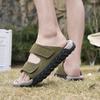Men's Summer Non-Slip Soft Sole Beach Flip-Flops – Thick, Versatile Slippers for Outdoor Wear
